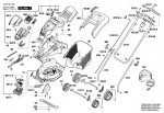Bosch 3 600 H81 600 ROTAK 34 LI (ERGOFLEX) Lawnmower Spare Parts